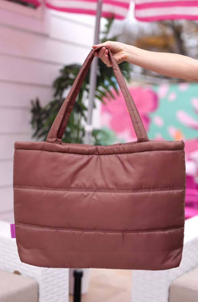 Very Busy Puffer Tote