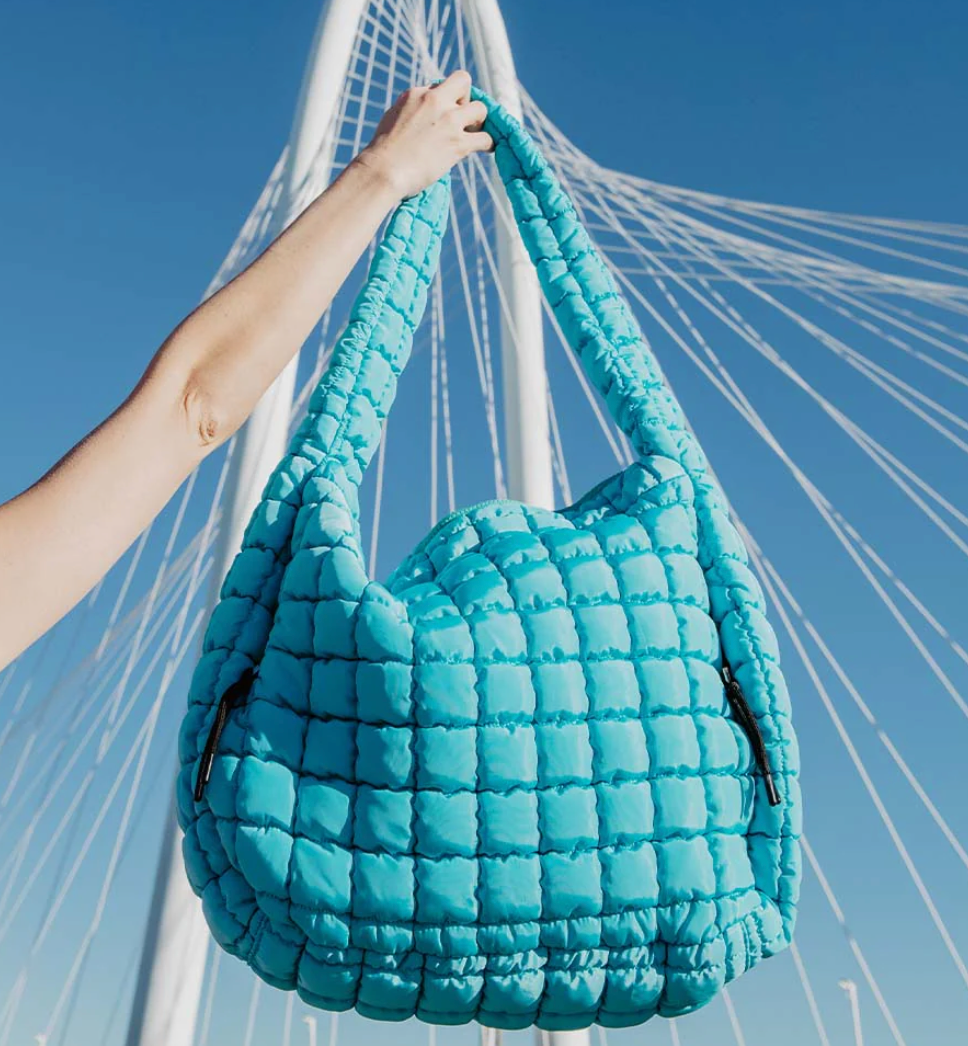Katydid Quilted Tote Bag