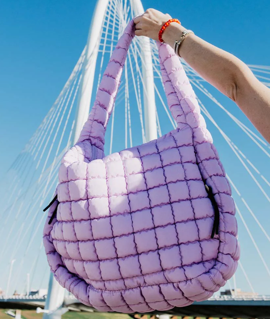 Katydid Quilted Tote Bag