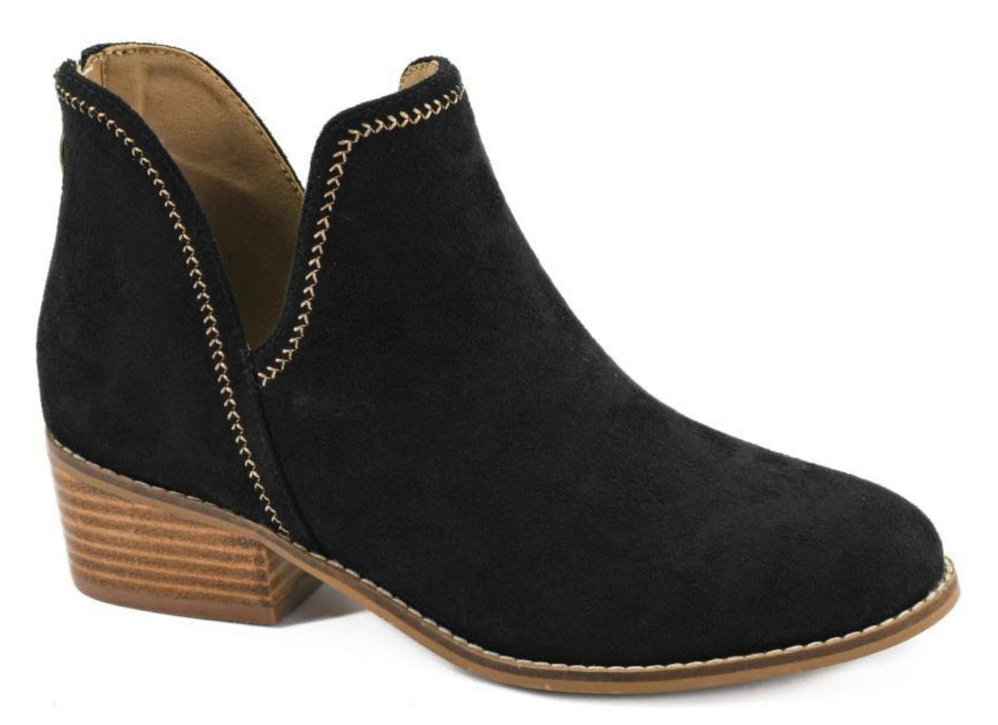 Bluffin Black Suede
