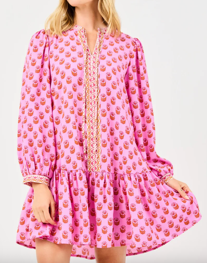 Natasha Foulard Dress
