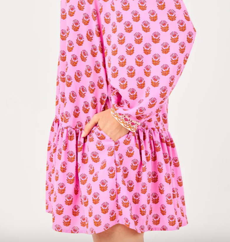 Natasha Foulard Dress