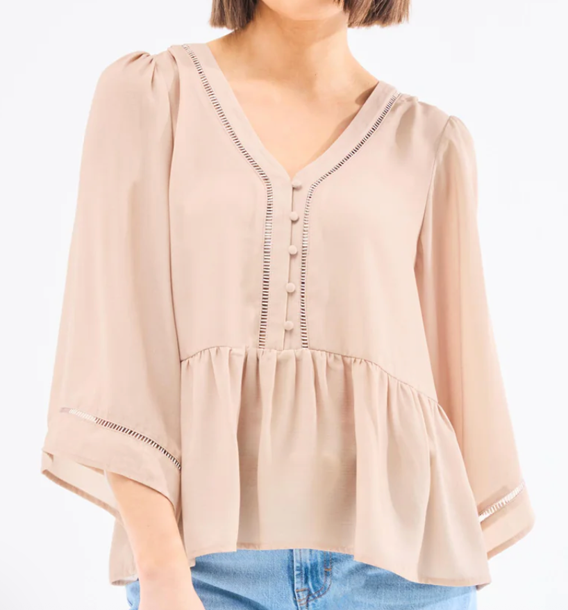 Monroe Doeskin Top