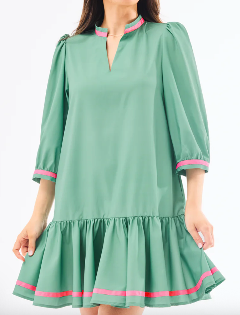 Naomi Basil Dress