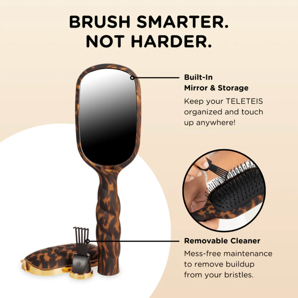 Teleties Detangler Hairbrush- Fine