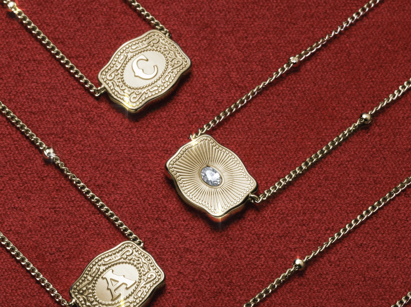 SpurWest Initial Necklaces