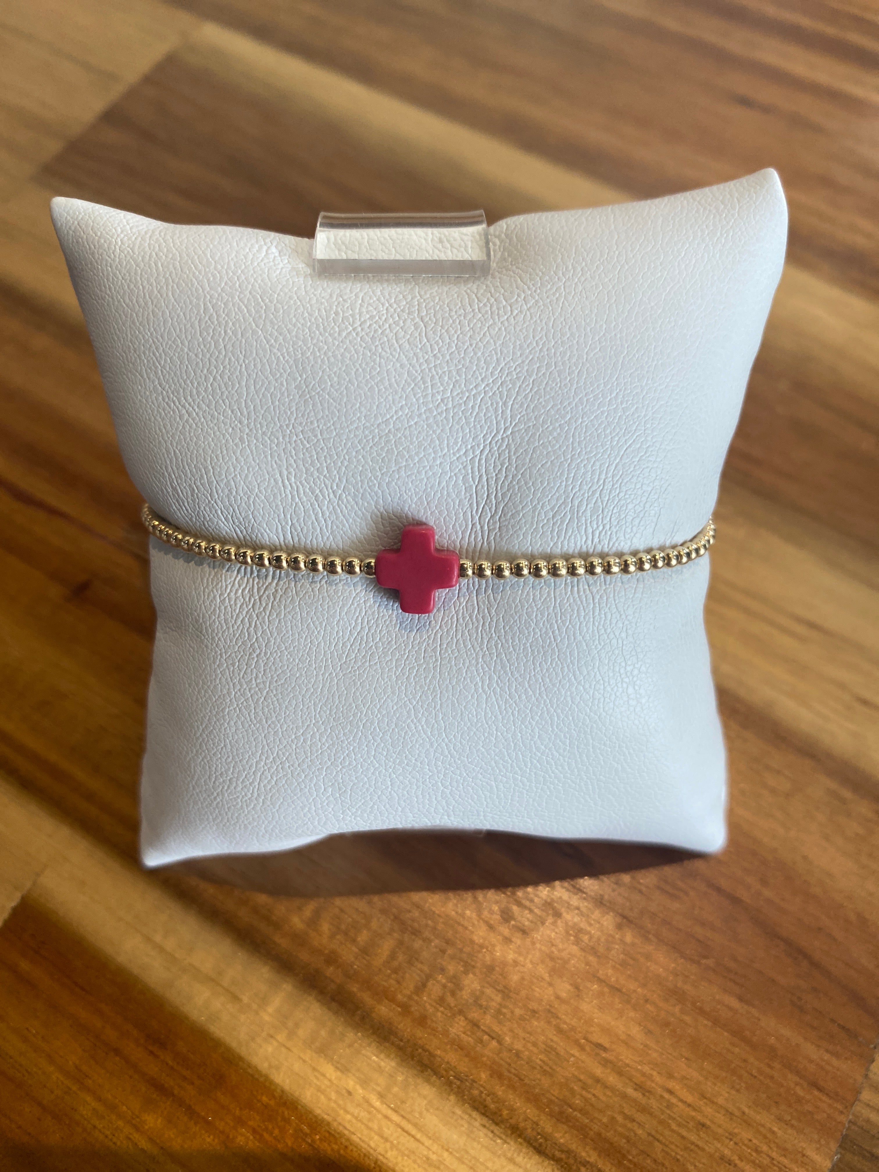 ENewton 2mm Color Cross Bracelet