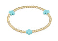 ENewton Turquoise Cross 3mm Bracelet