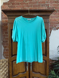 MM Blakely Teal Top