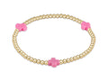 ENewton 3mm Color Cross Bracelet Bt Pink