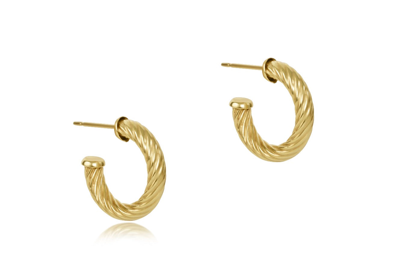 ENewton Texture Twist Hoop