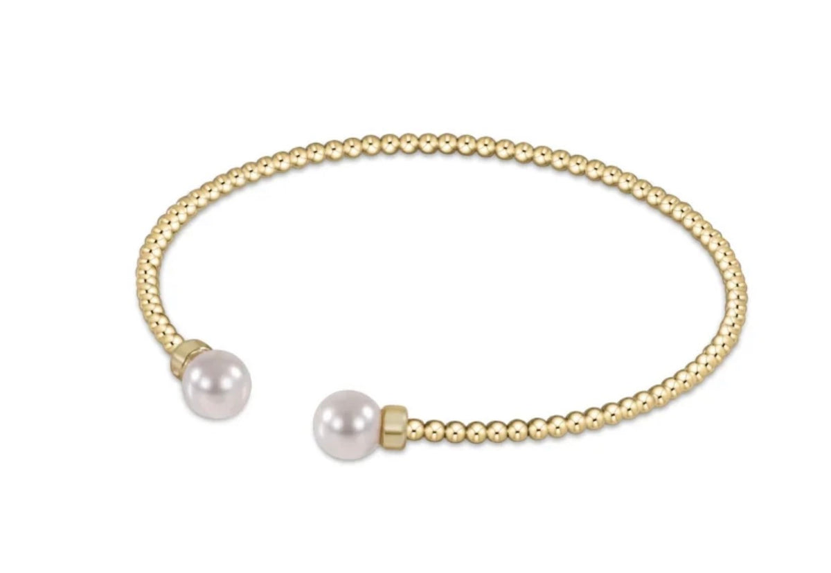 Classic Gold Pearl Cuff