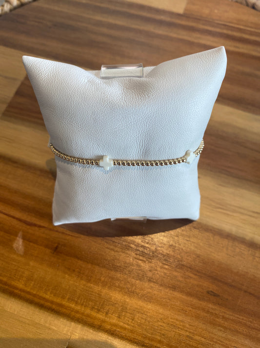 ENewton Sm. Color Cross 2mm Bracelet