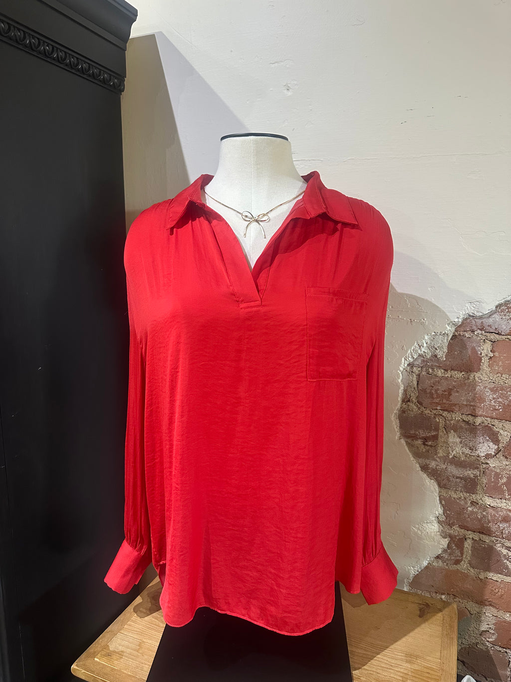 Day&Moon Red Blouse