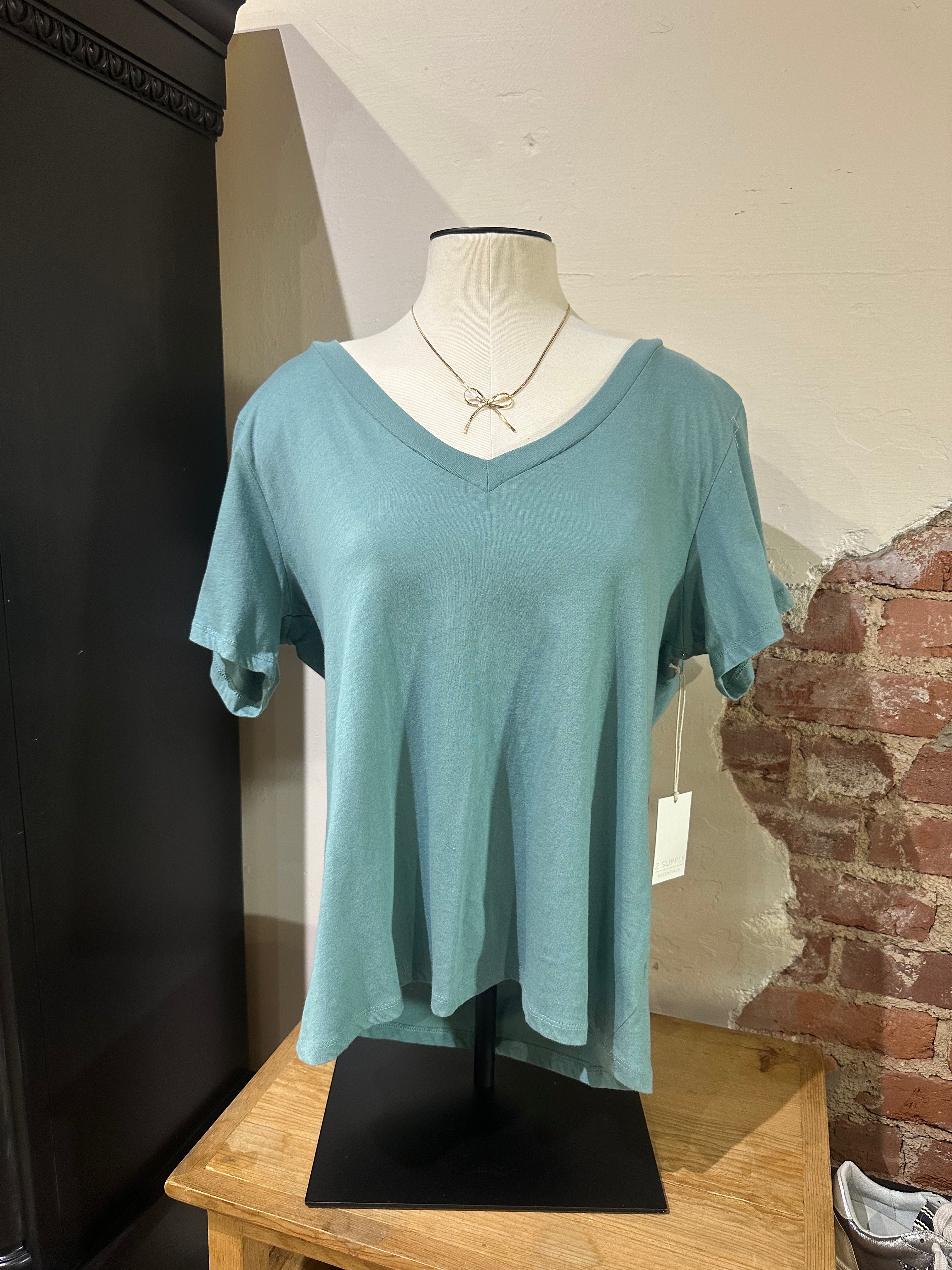 Girlfriend VNeck SeaPine