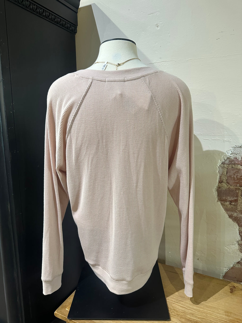 ZSupply VNeck Waffle Coral