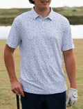 Burlebo Speckled White Polo