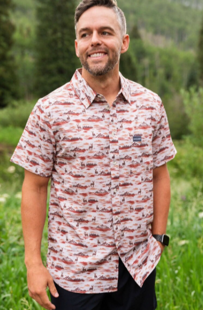Burlebo Mountain Range Button Up
