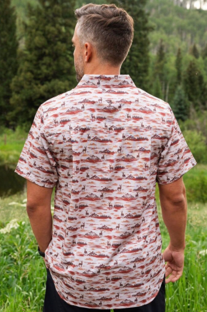 Burlebo Mountain Range Button Up
