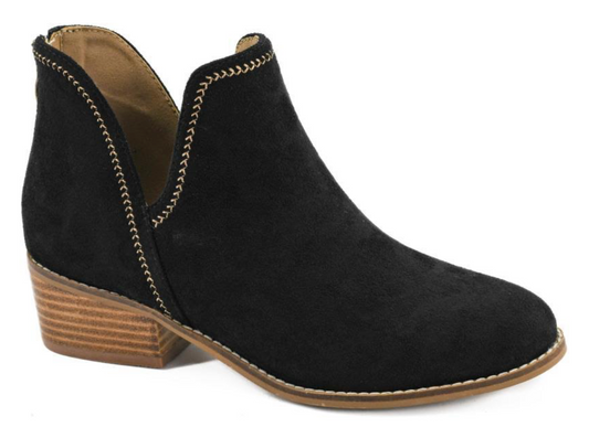 Bluffin Black Suede