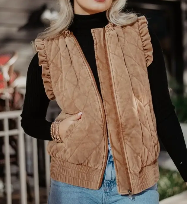 Katydid Washed Vest