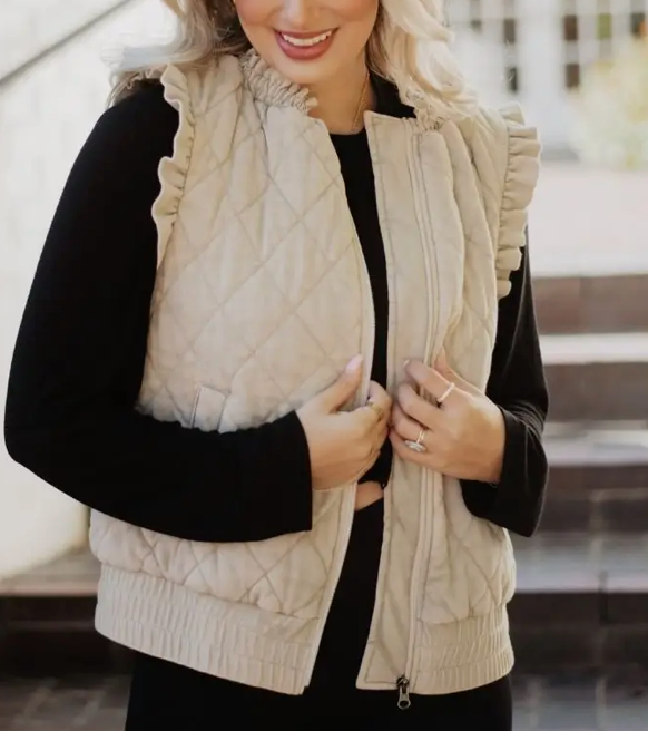 Katydid Washed Vest