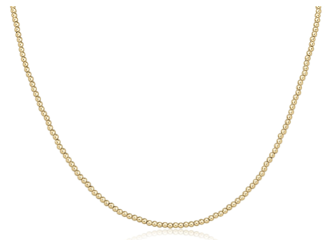 ENewton Choker Classic Gold 2.5mm Bead