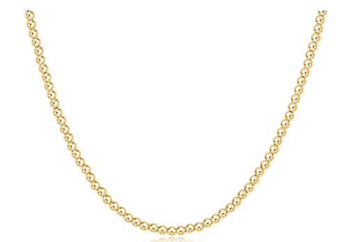 ENewton 15” Choker Chain 3mm Gold