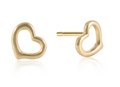 ENewton Heart Studs