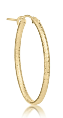 Enewton 1” Oval Hoop Texture