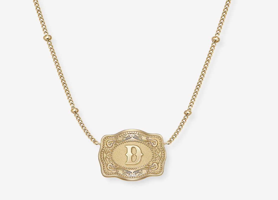 SpurWest Initial Necklaces