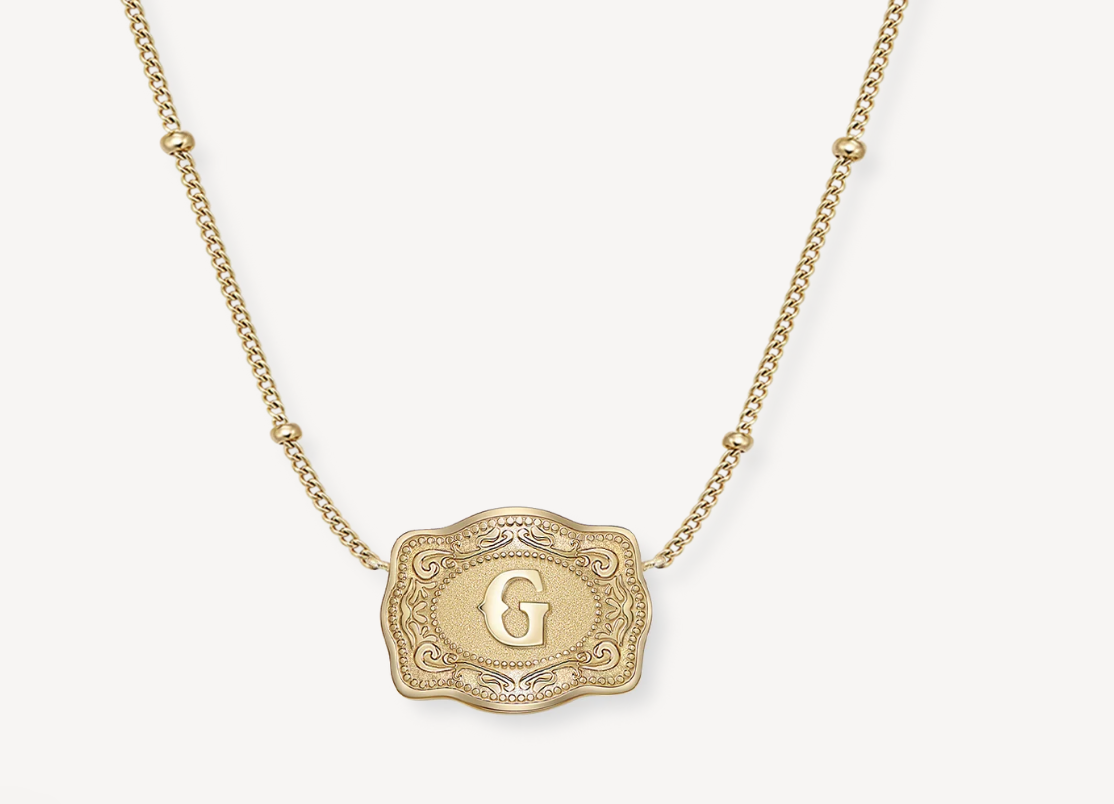 SpurWest Initial Necklaces