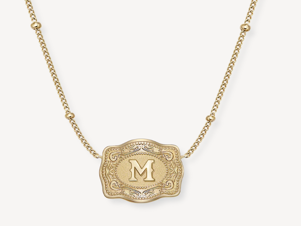 SpurWest Initial Necklaces