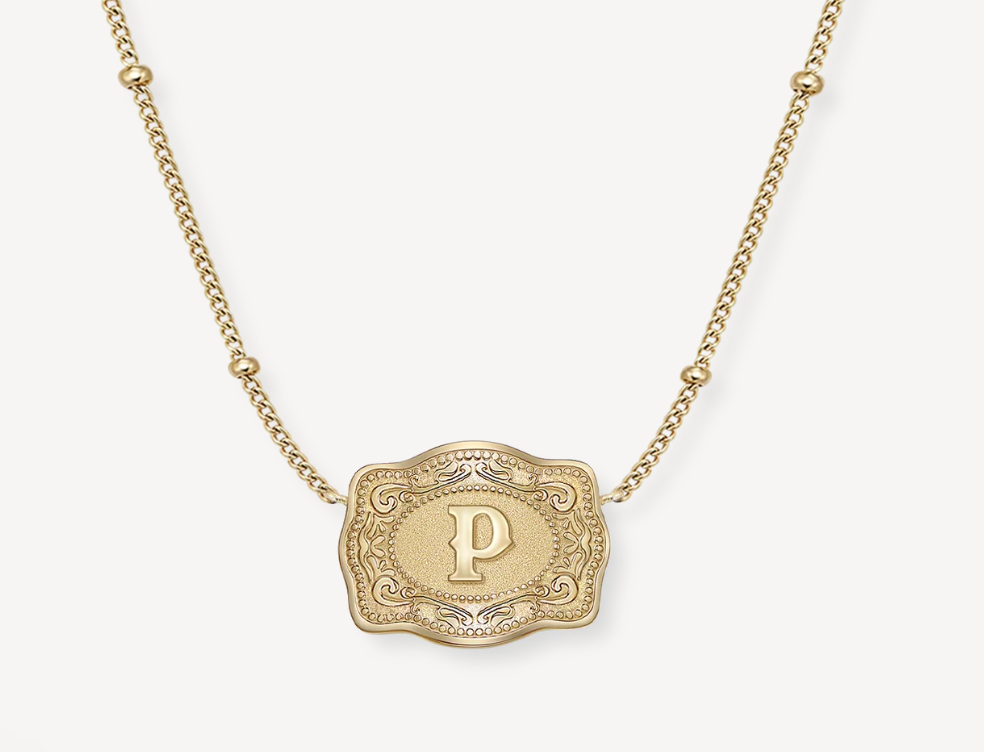 SpurWest Initial Necklaces