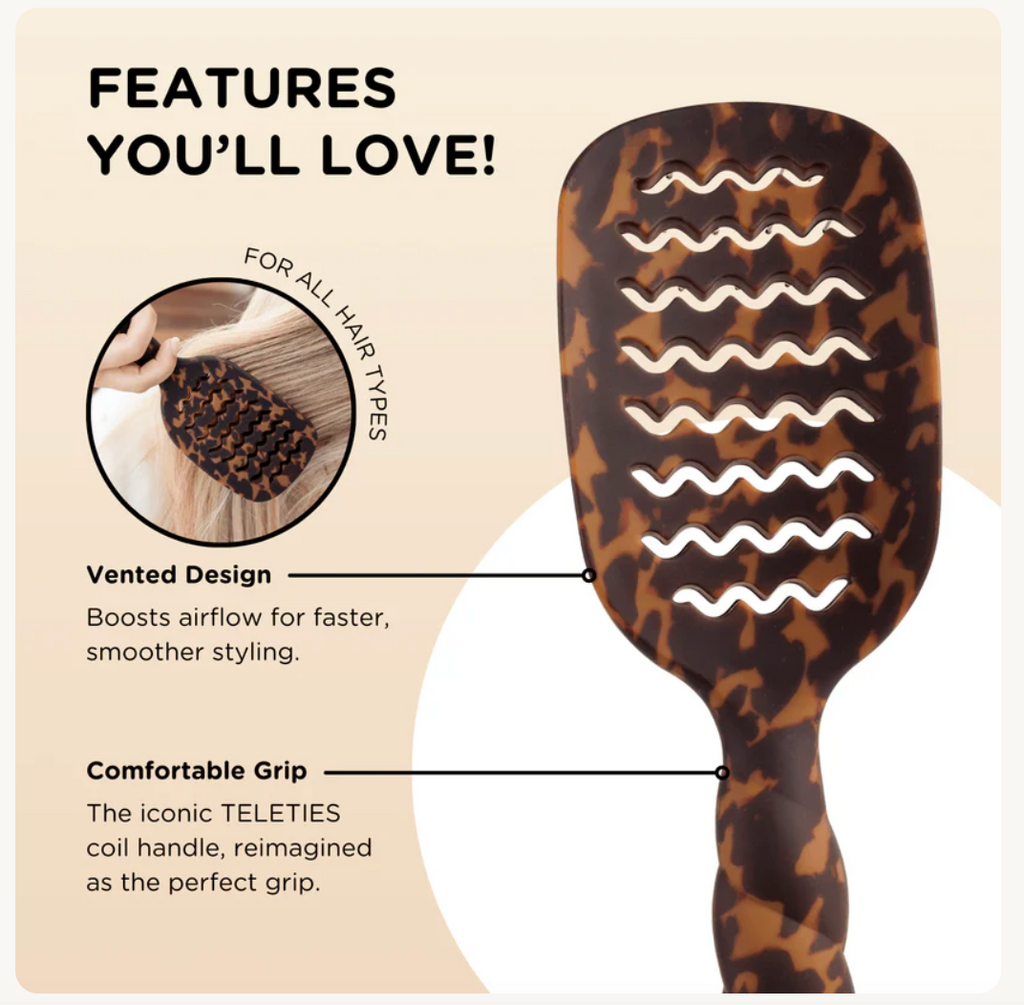Teleties Vented Hairbrush