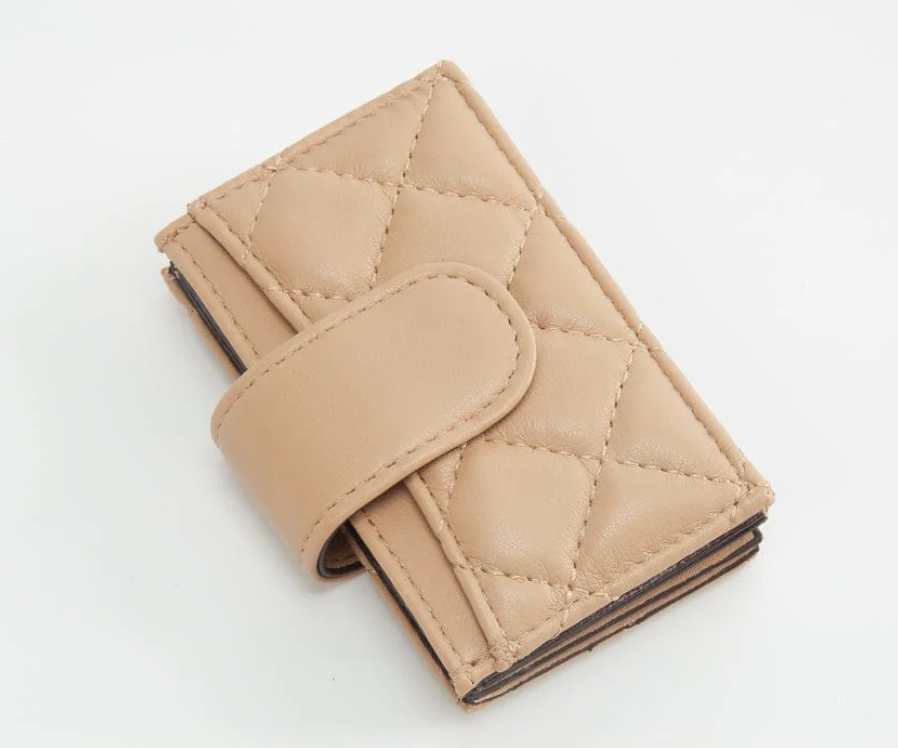 Quilted Accordion Wallet