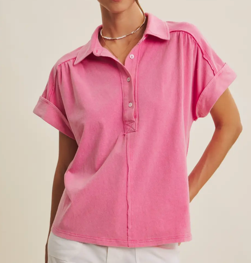 Pretty Pink Polo