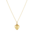 16" Necklace Gold - Love Plush Gold Charm