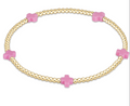 Signature Color Cross Small 2mm Gold Bracelet