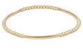 Bliss Bar Pattern Gold 2.5mm Bracelet