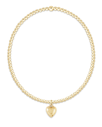 Classic Gold 2mm Bracelet - Love Plush Small Gold