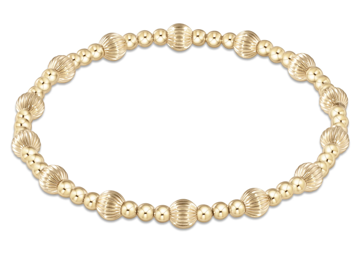 Dignity Sincerity Gold 5mm Bracelet