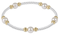 Purpose Pearl 6mm Dignity Mixed Metal Bracelet