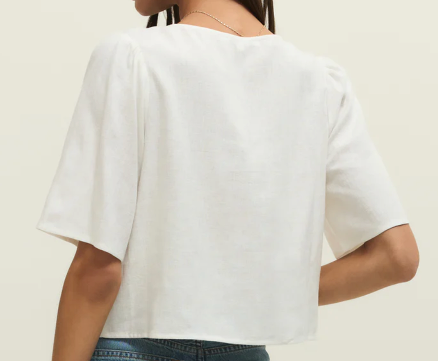 La Belle Linen Top