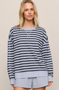 Everyday Striped Sweatshirt