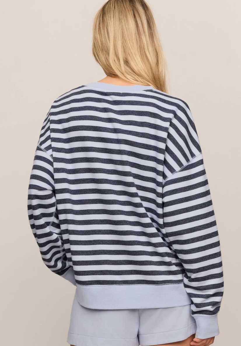 Everyday Striped Sweatshirt