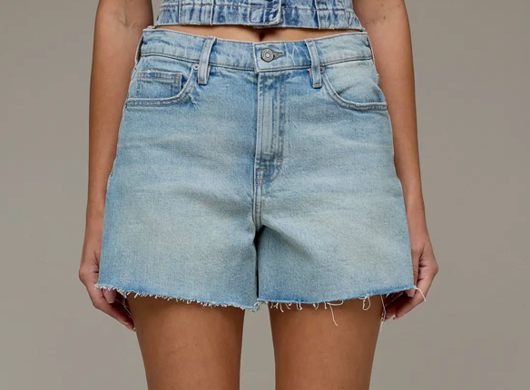 Ava Highrise Vintage Wash Shorts