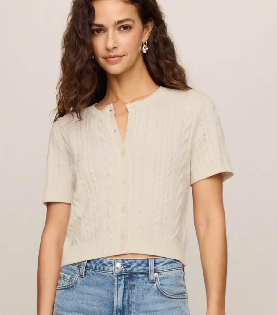 Cera Short Sleeve Cardigan
