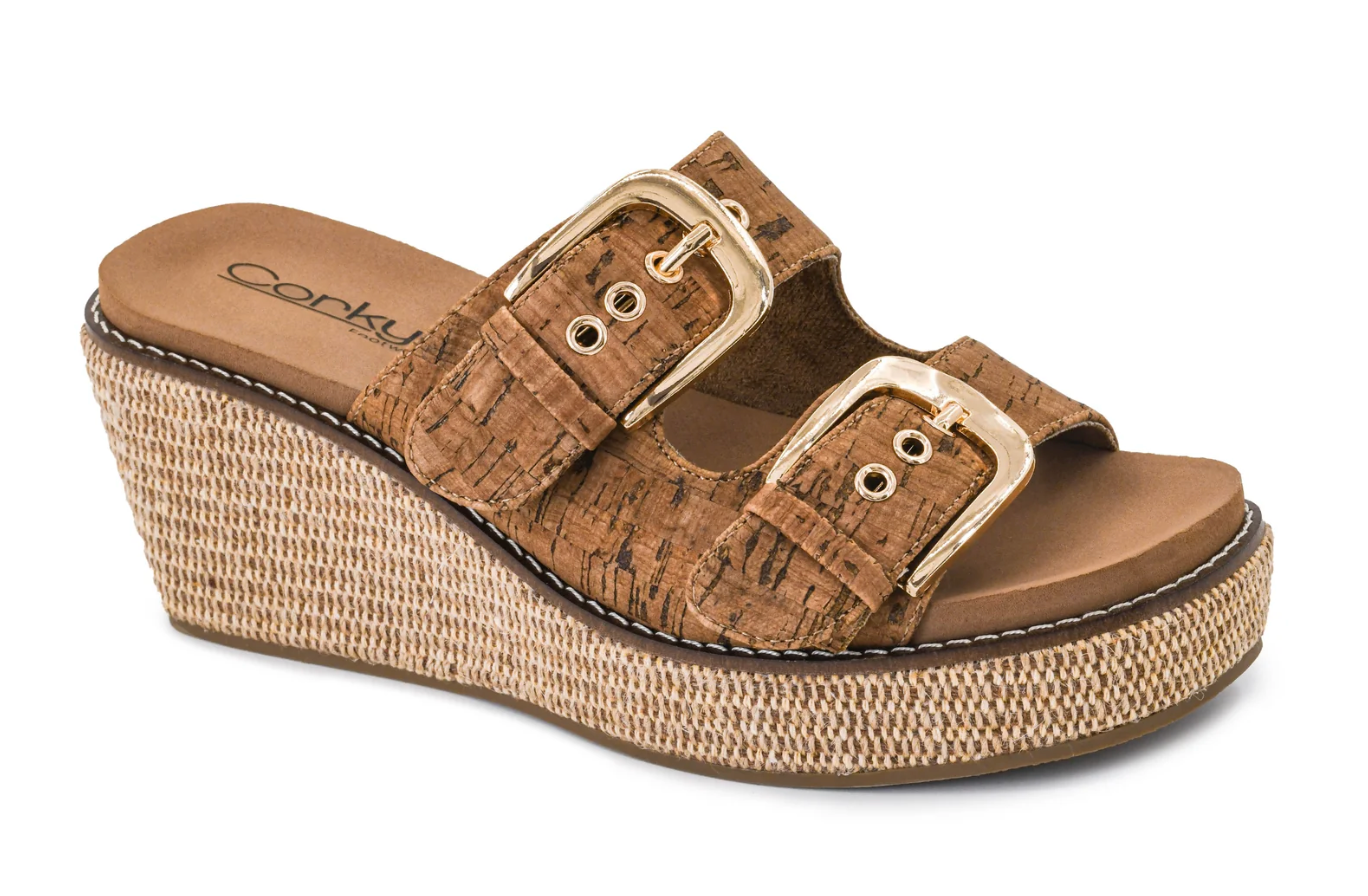 Double Dare Cork Wedge