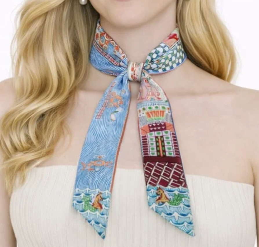 Skinny Silk Scarf